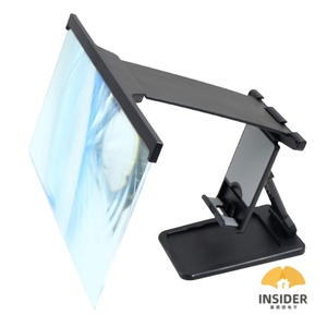 L20 Support de Bureau Universel Loupe <span class=keywords><strong>d</strong></span>'<span class=keywords><strong>Écran</strong></span> 3D pour Téléphone Portable, Amplificateur Vidéo et Projecteur - Product Image 1