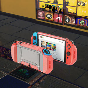 Carcasa Ergonómica de TPU Suave para <span class=keywords><strong>Nintendo</strong></span> Switch Modelo OLED, Nueva Funda Protectora con Agarres para Juegos - Product Image 3