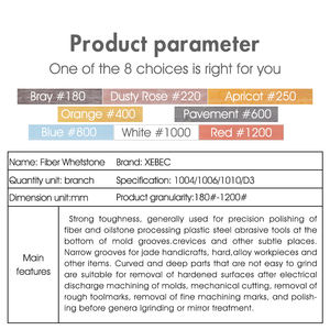 مجموعة أحجار الزيت الأصلية اليابانية xbec G Series من صقل الأحجار الدهنية ، قالب مستطيلي من سلسلة 48 x x x x x x x x D3 - Product Image 6