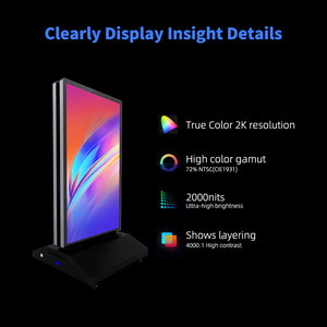 Wifi-kiểm soát dual-mặt ngoài trời <span class=keywords><strong>LCD</strong></span> quảng cáo signage hiển thị video văn bản cho trung tâm mua sắm cửa hàng bán lẻ 1-năm bảo hành - Product Image 5
