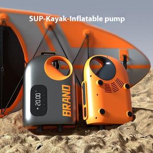 Pompe à air électrique 12V DC 20PSI avec cordon haute pression ou sans fil rechargeable à l'air 20 PSI pour Sup Board Paddle <span class=keywords><strong>Kayak</strong></span> - Product Image 5
