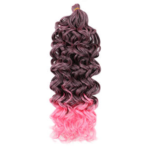 Dreadlocks synthétiques en fibre PET style bohème hawaïen, cheveux au crochet de 20 pouces pour femmes blanches - Product Image 6