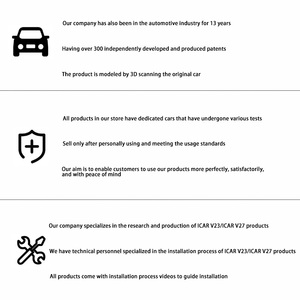 Copertura Protettiva <span class=keywords><strong>per</strong></span> Maniglia Porta Chery ICAR V27, Cuscinetto <span class=keywords><strong>per</strong></span> Maniglia del Tetto, Accessori Interni <span class=keywords><strong>per</strong></span> Modifica ICAR V27 - Product Image 6