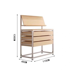 Stand <span class=keywords><strong>d</strong></span>'exposition en aluminium robuste personnalisé Libei, avec étagères et présentoirs - Product Image 3