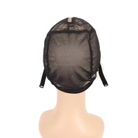Bonnet de perruque en maille respirante, antidérapant, en forme de C, avec design d'oreilles, pour perruques en cheveux naturels, vente en gros directe usine