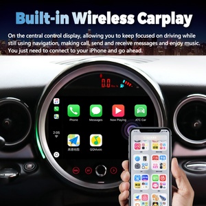 Pantalla Estéreo GPS Android 13 para Auto, para Mini One Cooper R55 R56 Peaceman Mini Clubman 2011 Convertible, Autoradio, Reproductor Carplay DSP - Product Image 2