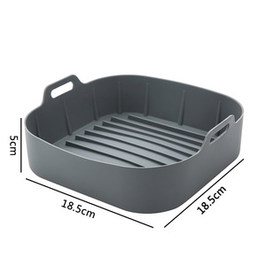 Silicone Baking Tray Square Oven Safe <b>Microwave</b> Safe Reusable Food Grade Air Fryer Roasting Pan for Chicken Pizza - Product Image 5
