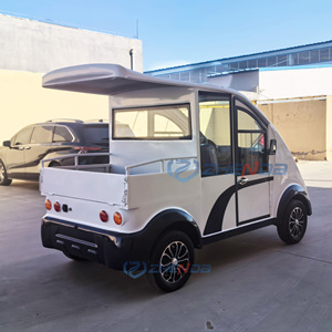 Vente directe d'usine, mini voiture de patrouille 2 places, utilisation scolaire, voiture de patrouille avec lumière d'avertissement, chariot de patrouille - Product Image 3