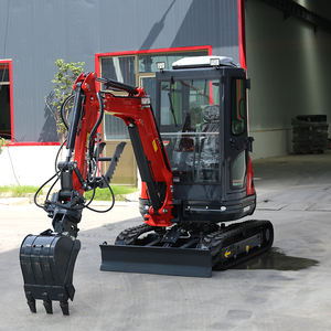 Бесплатная доставка домой 1 тонный 2 тонный мини-экскаватор KUBOTA двигатель с насадкой небольшой экскаватор для сада - Product Image 6