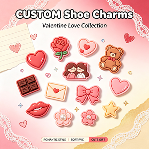 Custom PVC Unisex Clog Shoe Charms Personalized Your Logo Customized Color Size Graduation Series Accessories <strong>PDD</strong> Brand MOQ 100 - Product Image 3