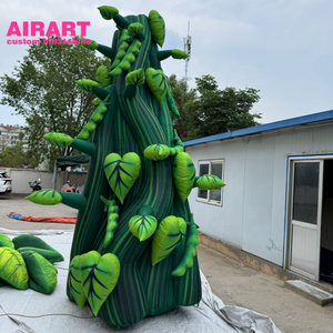 Árbol de vaina de guisante inflable realista con hojas de simulación y luz Led para decoración de fiestas - Product Image 5