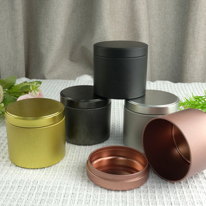 En Stock: Envase de Hojalata para Velas - Tarro Redondo Pequeño de Hojalata de 2/3/4/5/6/10 oz, Contenedor Vacío para Té y Velas - Product Image 4