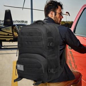 Tactical <b>Backpack</b> for Men <b>45L</b> Bug Out Bag Molle Bag Large 3 Day Assault Pack Hiking Rucksack Black - Product Image 3