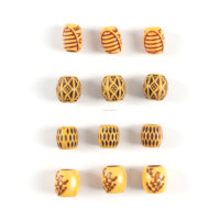 Perles pour Dreadlocks Accessoires de Tressage Décoration Bagues de Cheveux Manchettes LOCS
