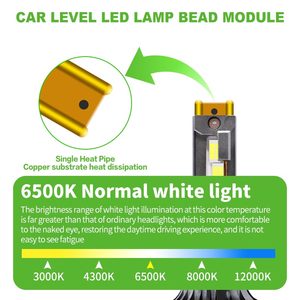 Ampoule de phare LED pour <span class=keywords><strong>voiture</strong></span> P1B, très rentable, 130W, 9000Lm, 6500K, 12-24V, avec double tube en cuivre, pour les marchés de gros mondiaux - Product Image 3