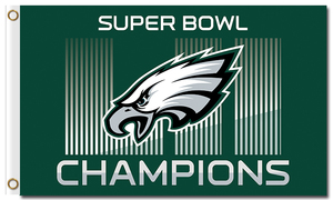 Haute qualité 3x5ft Philadelphia Eagles <span class=keywords><strong>NFL</strong></span> Team Flag Kelly Green 100% Polyester Design personnalisé Stock disponible pour les fans - Product Image 5