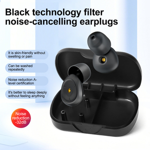 Tappi per le orecchie in Silicone colorati confortevoli per la sicurezza con cancellazione del rumore riutilizzabili per la protezione dell'udito, incluso un <span class=keywords><strong>orecchio</strong></span> sostitutivo Extra - Product Image 5