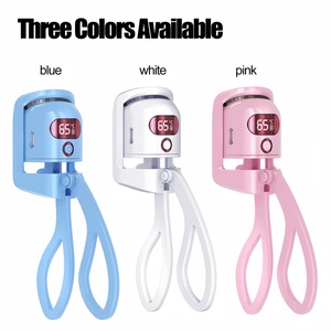 SHREMIL YM-EC-002 Rizador <span class=keywords><strong>de</strong></span> <span class=keywords><strong>Pestañas</strong></span> Eléctrico Portátil con Calor, Rizador <span class=keywords><strong>de</strong></span> <span class=keywords><strong>Pestañas</strong></span> Térmico <span class=keywords><strong>de</strong></span> Larga Duración, Pantalla LED <span class=keywords><strong>de</strong></span> Silicona, Nuevo - Product Image 4