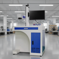 Nouvelle machine de marquage laser à fibre 2D 2.5D 3D de bureau, refroidie par air, haute sécurité, pour usage domestique, électronique, PCB, étiquettes métalliques, cartes d'identité SWT
