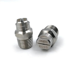 1/4'' 1/8" Lechler Stainless Steel MEG Flat Fan Nozzle High Impact Water 304SS Meg 1/4 1504 Jet Spray Nozzle - Product Image 2