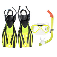 Prix de gros : Ensemble d'équipement de plongée professionnel pour enfants, masque de plongée, palmes de plongée à lame courte et kit de plongée avec tuba pour enfants