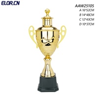 Trophée en métal « Grandes Oreilles », coupe de diamètre standard, vente en gros, meilleur prix, récompense mondiale très demandée