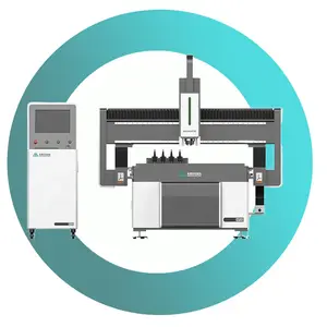 פרסום cnc נתב M5S ואקום אוטומטי cnc נתב אקריליק cnc נתב מתכת חיתוך מכונת dsp בקרת מערכת 7.5kw ציר