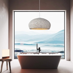 Nordic Modern Wabi-Sabi Style Cream-Color Dining Room <b>Table</b> Light Original Design Minimalist Pendant Light Fixture for - Product Image 6