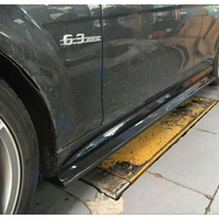 BENSNEES jupe latérale en Fiber de carbone véritable pièces extérieures noires pour accessoires de voiture Mercedes Benz W204 C63 Amg