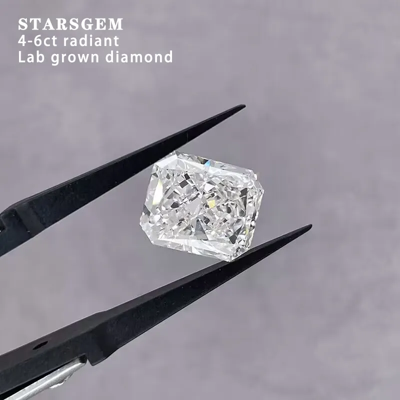 Starsgem Nhà Sản Xuất Tuyệt Vời Kim Cương Cắt Hpht & Cvd Rạng Rrỡ Hình Dạng IGI Chứng Nhận GH Vs Rõ Ràng 5-7ct Phòng Thí Nghiệm Grown Kim Cương