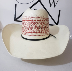 ND092 Unisex Cowboy <strong>Hat</strong> Body 5BU 1BU 2BU 3BU 4BU 5BU <strong>Japan</strong> <strong>Straw</strong> <strong>Hat</strong> with Holes for Outdoor Parties Travel Premium Sombrero - Product Image 2
