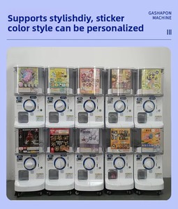 Machine Gacha Machine Mini Plastic Desktop Capsule Vending Machine Free Combination Stackable Arcade Machine - Product Image 4