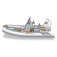 Bateau semi-rigide en aluminium de 5 m Achilles Hypalon pour 10 personnes avec cabine de luxe à toit rigide et structure en A, idéal pour le sport, provenant d'un fournisseur chinois pour commandes en gros