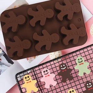 Moules en silicone pour bricolage pain d'épice gâteau de Noël Muffin <span class=keywords><strong>Cookie</strong></span> Chocolat Glaçons Jello Shots Savons à usage alimentaire - Product Image 3