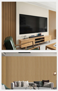 Panel de Pared WPC Moderno con Acabado de Madera, Tablero Decorativo Interior de Alta Calidad para Sala de Estar de Hotel, Precio Económico Directo de Fábrica - Product Image 5