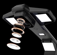 Scanner de livres USB en aluminium 25MP à haute résolution avec OCR, format V, pour surfaces incurvées, affichage A3, haute vitesse, pour livres anciens