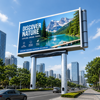 P5 Outdoor LED-Anzeigetafel 6000 Nits IP65 Wasserdicht HDR-Unterstützung Sonnenlicht-Lesbar 1 Jahr Garantie Werbedisplay Vollbild
