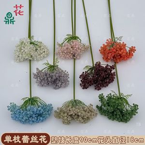 Flor de Espuma con Tallo Individual Hua Ding, 90 cm de Largo, 18 cm de Diámetro de Cabeza, Decoración de Boda, Flores Artificiales - Product Image 3