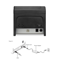 Impresora Térmica de Recibos de Alta Velocidad de 260 mm/s, Impresora Térmica Directa de Tickets para Punto de Venta, Interfaz USB, LAN, BT, RS232, WIFI Opcional