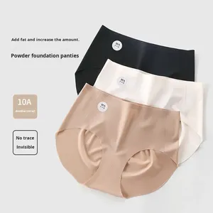 התאמה אישית במפעל, תחתוני נשים ללא תפרים במידות גדולות, סיטונאי, גזרה בינונית, מרימי ישבן, מפשעה ארוכה, נוחים ונושמים. - Product Image 4