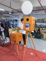 FTYVIED Photomaton à double face avec miroir, pour iPad, appareil photo reflex numérique, avec caméra et imprimante, kiosque