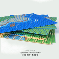 Plaque de base pour blocs de construction 32x32, composition 32*32, petite plaque de construction pour mur de blocs, scène d'île DIY pour jouets d'enfants