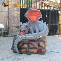 Mon Dino AW005, dragon animatronique mignon et attrayant pour le jardin, avec œuf, à vendre