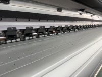 Imprimante jet d'encre numérique écosolvant 3,2 m pour étiquettes et banderoles flexibles avec doubles têtes d'impression XP600 I3200 1440 dpi