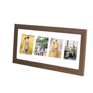 Décoration de la maison Art Vintage Deux Trois Quatre Cinq Photos Collage <span class=keywords><strong>Cadre</strong></span> Cadres En Bois Naturel Affichage 4x6 Photos - Product Image 1