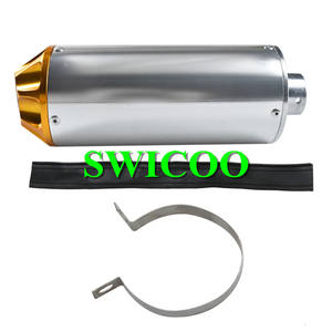 Silencieux d'échappement en aluminium 28mm pour <span class=keywords><strong>Dirt</strong></span> Bike Pit Pocket <span class=keywords><strong>Mini</strong></span> Bike <span class=keywords><strong>MX</strong></span> Motocross CRF50 TTR BBR KLX110 - Product Image 3