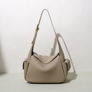 Nuevo Estilo Moderno, Bolso <span class=keywords><strong>de</strong></span> Mano <span class=keywords><strong>de</strong></span> Cuero Genuino Resistente, Bandolera con Dos Correas, Cierre Magnético, Lujo Ligero, Alta Gama, Primera Capa - Product Image 2