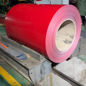 RAL3028 Hergestellt in China Fabrikpreis 0,3mm Dicke DX51D <span class=keywords><strong>PPGI</strong></span> PPGL Spule Vorlackierte Farbbeschichtete Verzinkte Stahlspule - Product Image 3