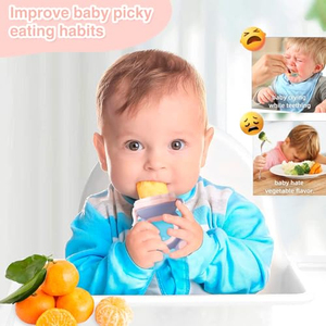Chupete de silicona para la dentición con cubierta de malla, alimentador de frutas, chupete de silicona con alimentador de frutas - Product Image 3