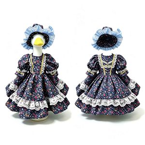 Vente en gros uniquement : Tenues pour Porch Goose, Robes pour Porch Goose, Costumes de mascotte pour animaux de compagnie, Vêtements pour animaux de compagnie, Luxe Lolita Floral Manches en dentelle - Product Image 1